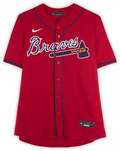 Matt Olson Atlanta Braves Autographed Red Nike Limited Jersey