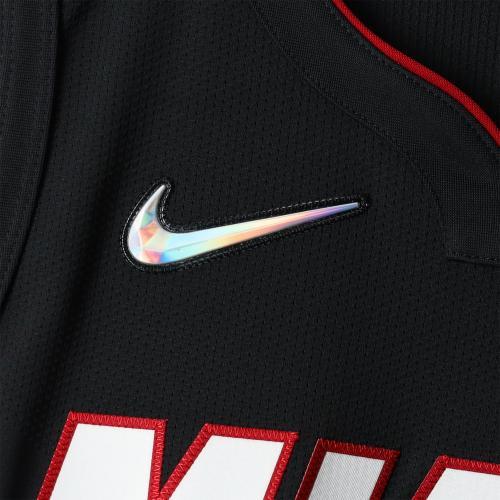 Framed Tyler Herro Miami Heat Autographed Nike Black Icon Authentic Jersey detailed image 6