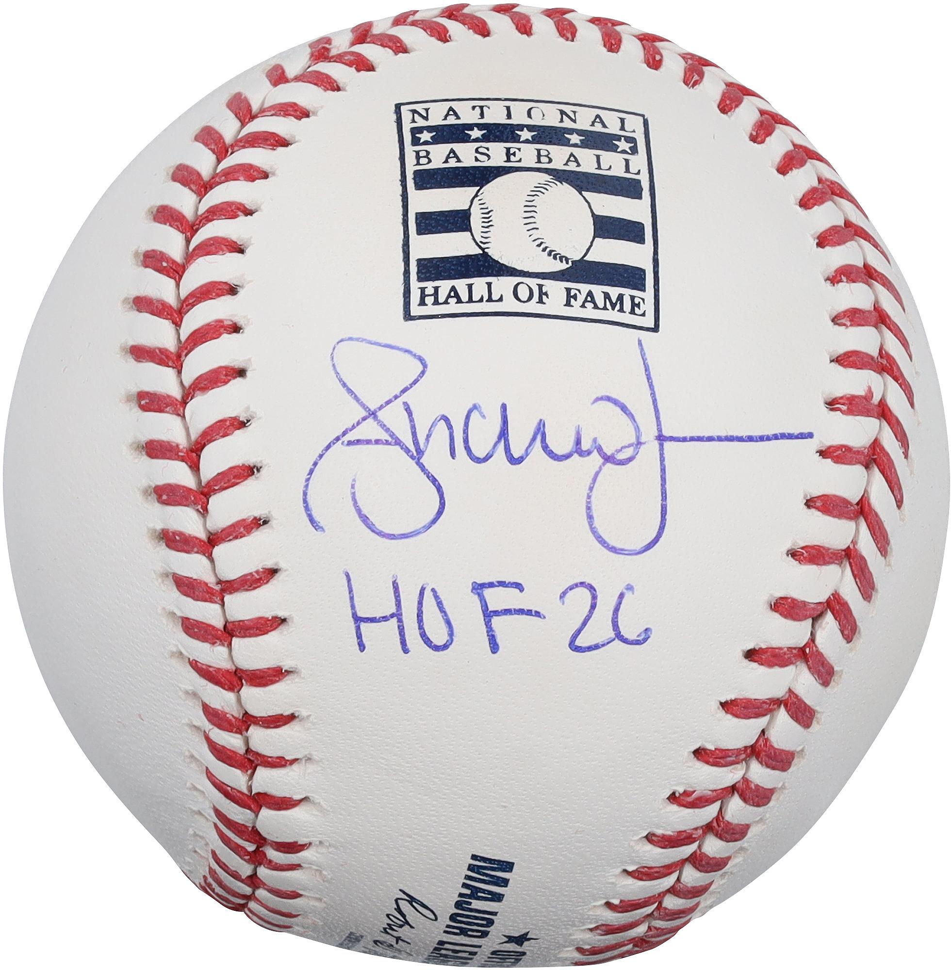 Andruw Jones Atlanta Braves Signed Hall of Fame Logo Baseball w/HOF ...