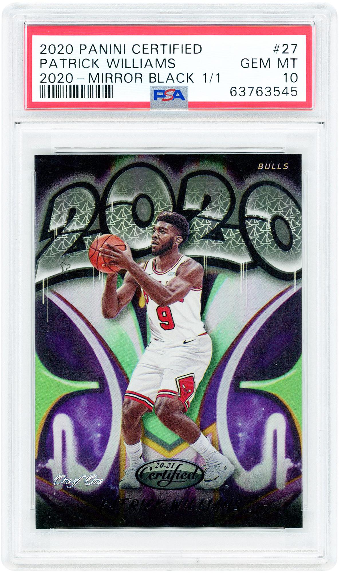 Patrick Williams Chicago Bulls 2020-21 Panini Certified 2020